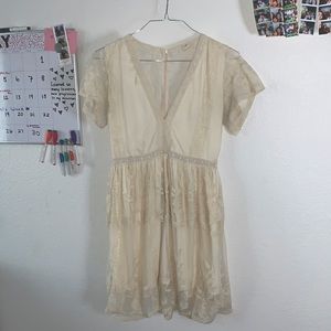Casual lacey mini dress